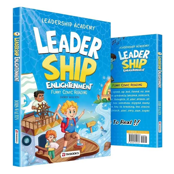 Cahier de travail sur le thème du leadership, bandes dessinées éducatives pour développer les compétences de communication des enfants, livres de leadership pour enfants