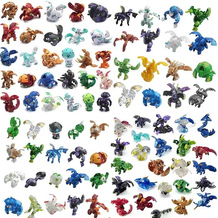 Ensemble de 16 boules de combat Baku poupées de collection jouets d'action monstres animaux transformables jouets pour enfants occasions spéciales