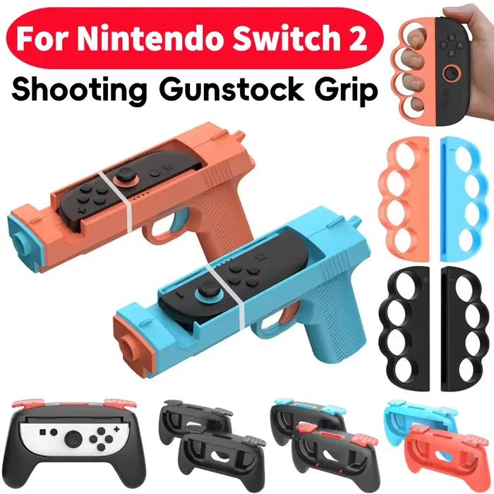Contrôleur de pistolet de jeu de tir pour Nintendo Switch 2, contrôleur de mouvement Joy-Con pour poignée de main, jeux de chasse pour Console NS2
