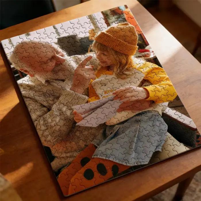 500/1000/1200/2000 Pièces de puzzles personnalisés faits à la main, cadeaux uniques, puzzles en papier, jeux de société pour la famille