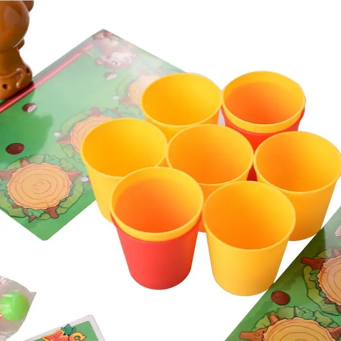 Jeux de société de fête de singe fou, jouets de compétition pour deux personnes, jeux de Table, dessin animé, balle de tir, jouet interactif