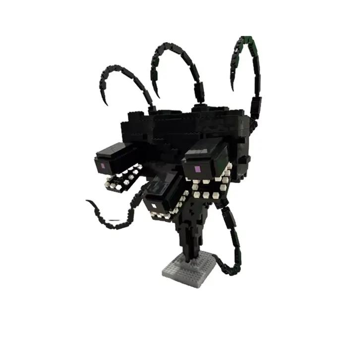 1400 pièces MOC Série de jeux Wither Storm Minecraft Mode Histoire Modèle de collection à assembler Créatif Briques de construction Cadeau