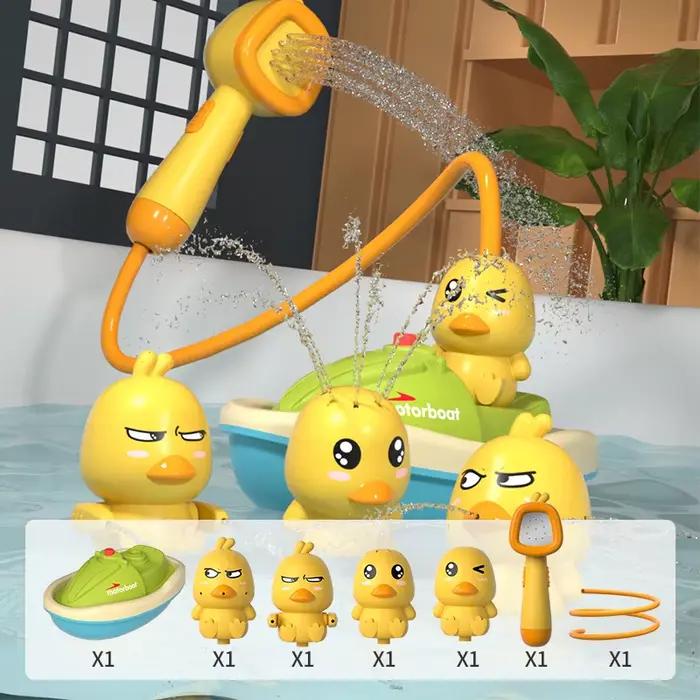 Baby Shower salle de bain jeu d'eau petit canard jaune fleur douche dispositif divin jet