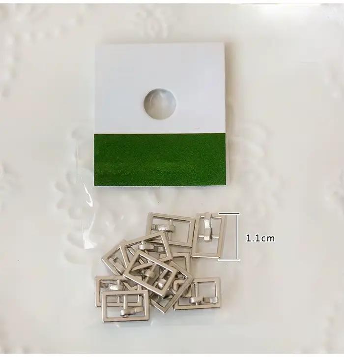 Mini boutons métalliques pour bricolage de vêtements de poupées, sac en jeans, boucles métalliques, vêtements faits main, boutons de scrapbooking, 20 pièces pour occassions spéciales