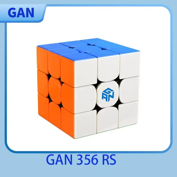 GAN 356 RS 3X3 Cube de Vitesse Magique Sans Autocollant Professionnel Fidget Jouets GAN 356RS Cubo Magico Puzzle