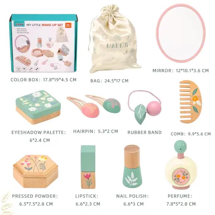 Jouets de maquillage en bois