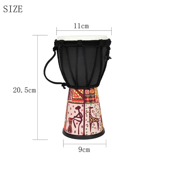 Tambour Percussion Africain SLADE 4 Pouces Instrument Musique Traditionnelle Enfant Adulte Performances Occasion Spéciale