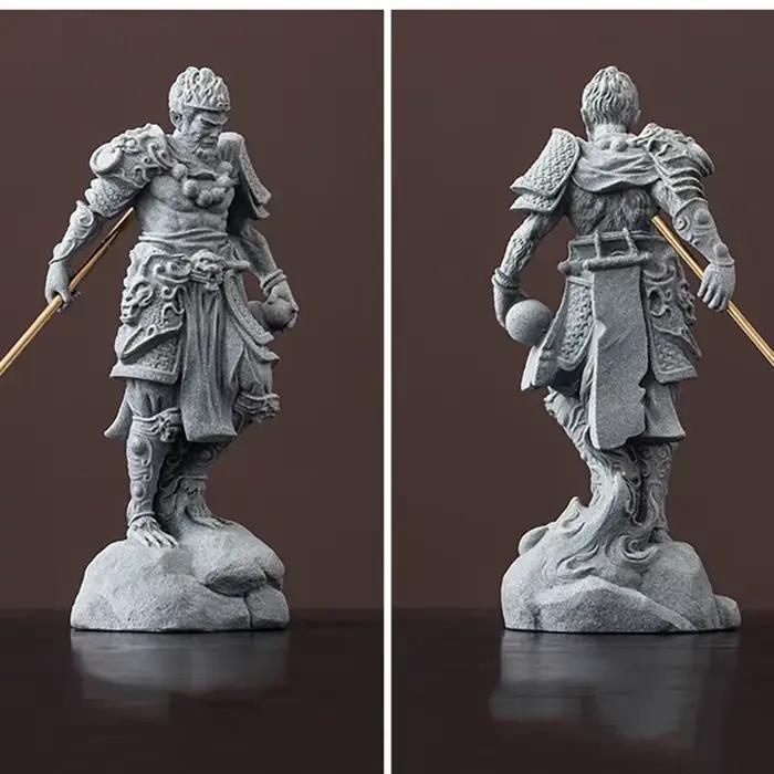 Calandre personnage de jeu Sun Wukong sculptures et figurines maison chambre bureau aquarium richesse chance Feng Shui décor statue