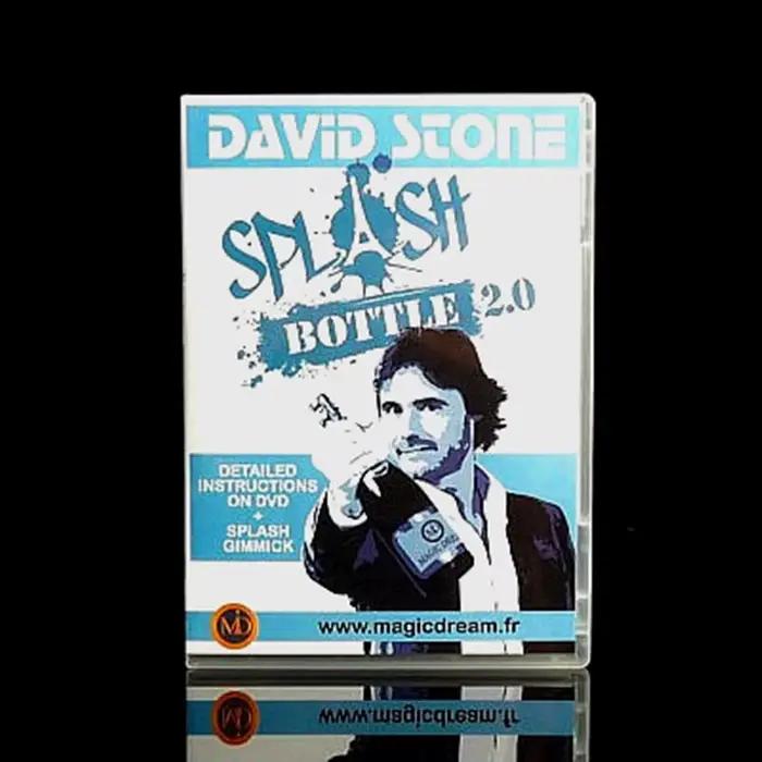 Bouteille Splash 2.0 de David Stone & Damien Vappereau (Gimmick), tours de magie, scène en gros plan, accessoires magiques de rue, jeu amusant de magicien
