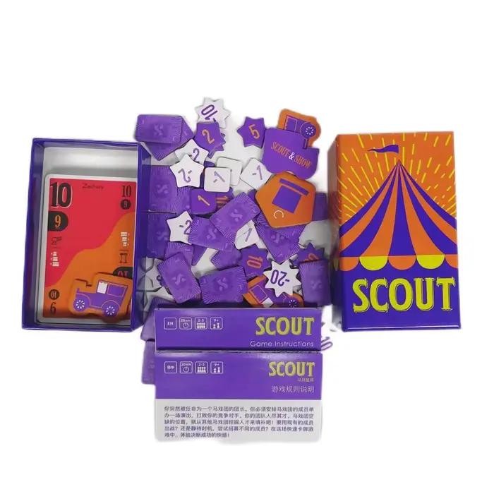Jeu de cartes Scout • Panique des Nine Tiles • Moon Adventur • Stratégie Fafnir • Un faux artiste • EN un GROVE • Rafter Five•Meilleur jeu familial