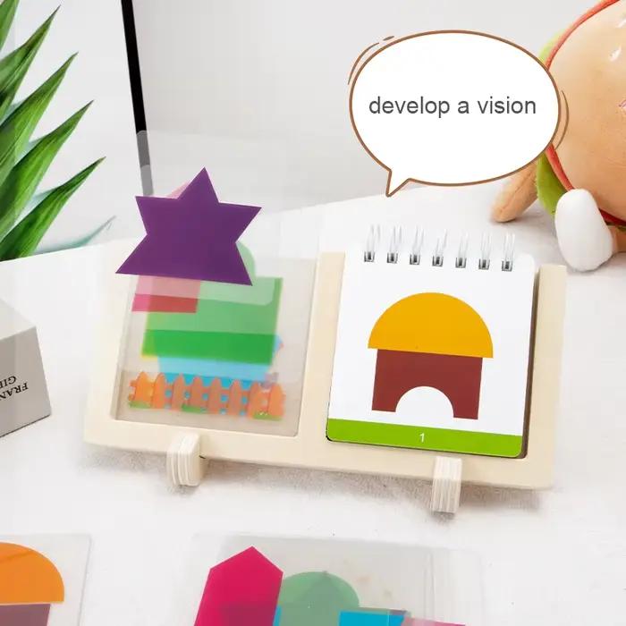 Jouets de conception de maison géométrique