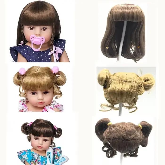 13 cheveux différents Style Silicone Reborn bébé poupée
