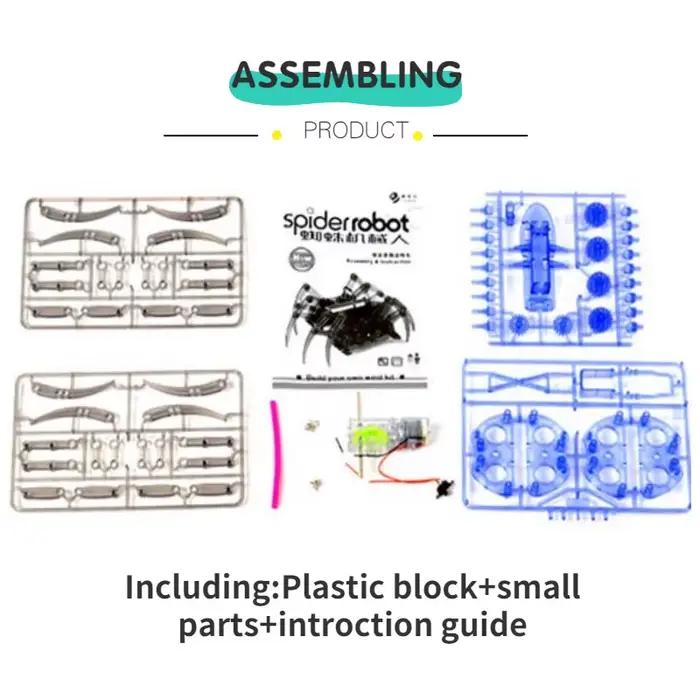 Offre spéciale nouveau Robot électrique araignée jouet bricolage tige éducative robotique assemble Kits pour enfants