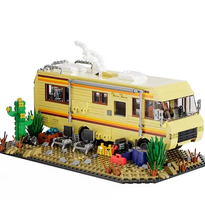 Blocs de construction de modèle de voiture de Bus de camping-car d'aventure de Breaking Bad RV technique adaptés au