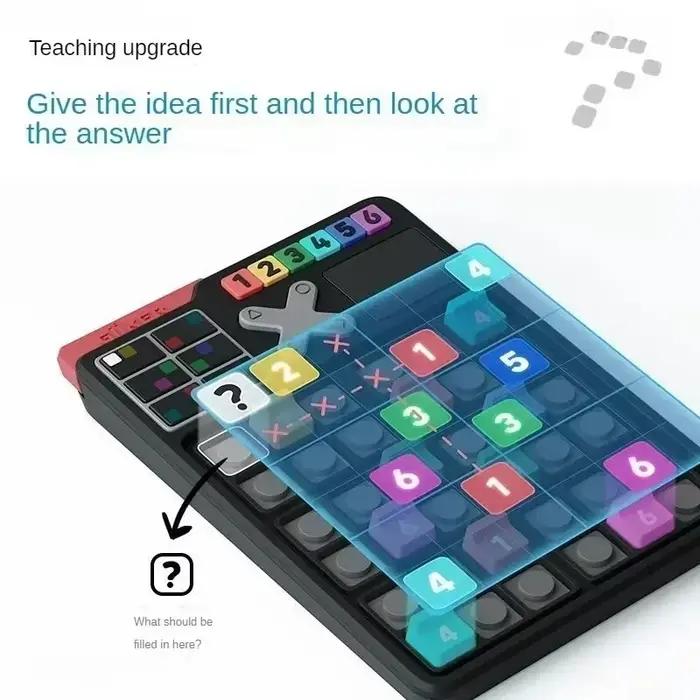 Jeu de puzzle électronique intelligent : Sudoku quatre ou six cases, entraînement à la pensée mathématique, jeux numériques