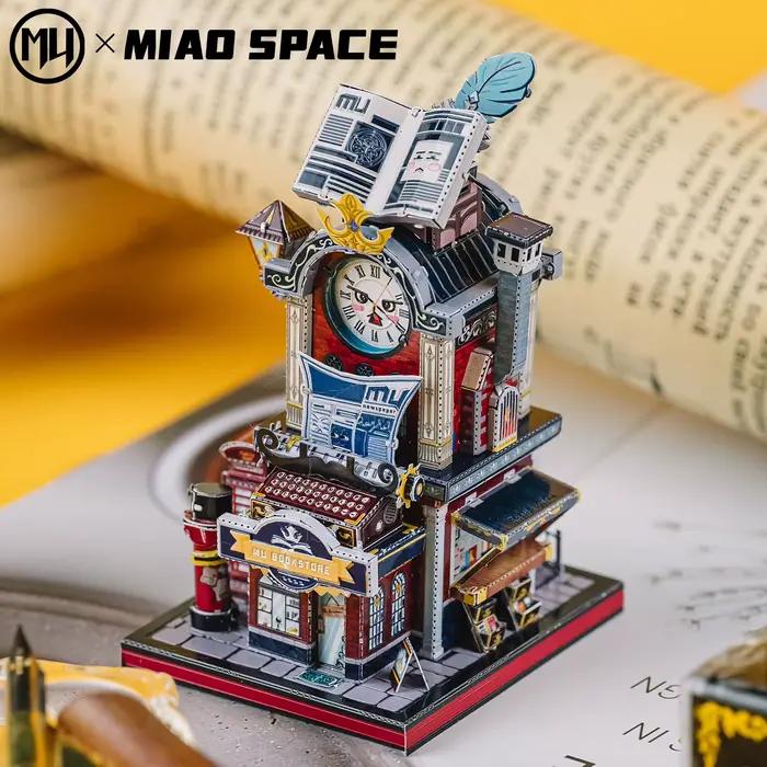 Puzzle 3D Stéréoscopique en Métal Série Architecture Vue sur Rue Européenne MU, Jouet de Puzzle DIY, Décoration de Bureau, Cadeau