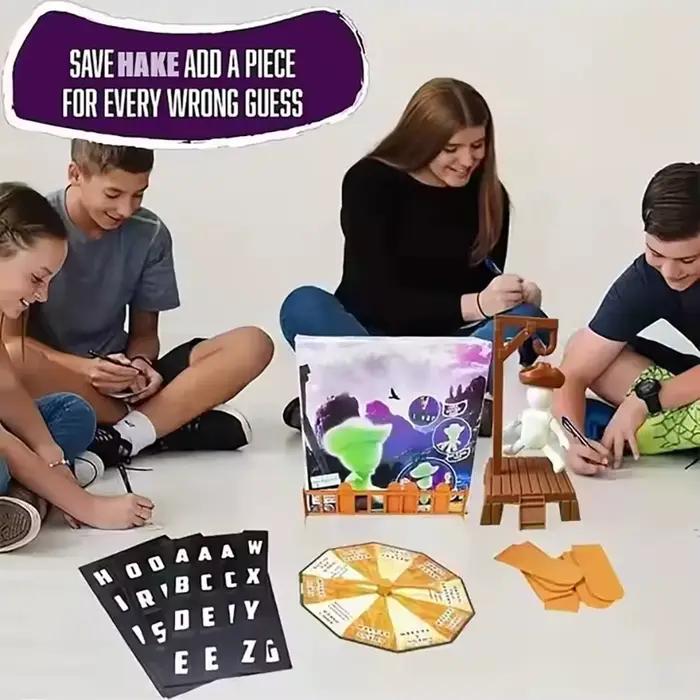 Jeu de société Hangman magnétique jeu de devinettes mystérieuses brille dans la nuit pour adolescents et adultes soirée entre amis occasions spéciales