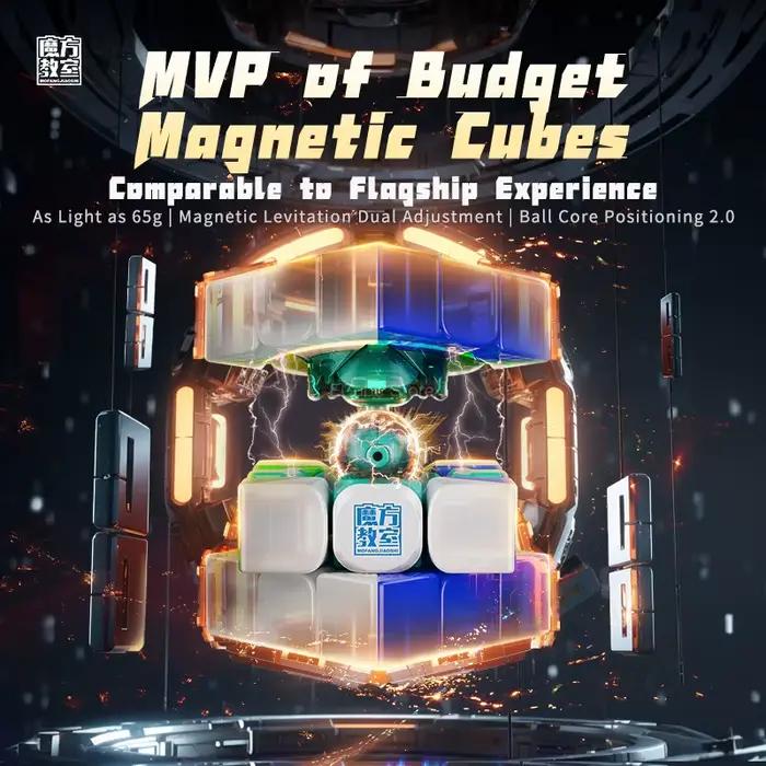 [ECube] MoYu RS3M V5 3x3x3 Magnétique Double Maglev Ball Core Professionnel Cubo Magic Speed 3x3 Cube