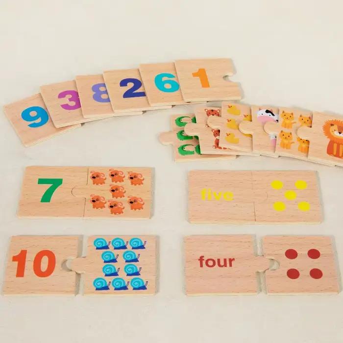 Jouet mathématique Montessori en bois