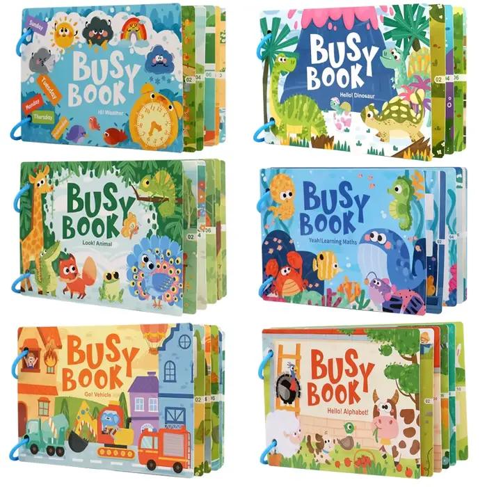 Livre occupé Montessori pour bébé