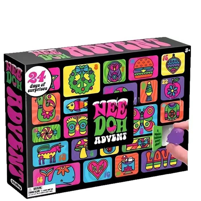 Nouveau Calendrier de l'Avent Needoh 2026 – Cadeau pour Enfants – Compte à Rebours de 24 Jours pour le Nouvel An – Boîte Mystère pour Famille et Amis – Jouet de Fête