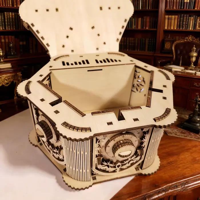 Boîte à bijoux en bois