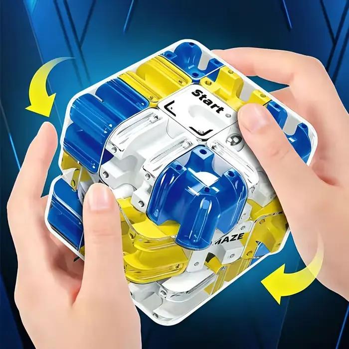 Nouveauté : Cube de labyrinthe 3D à billes roulantes