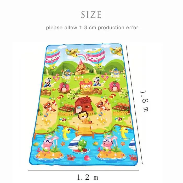 Tapis de jeu en mousse double face éducatif pour enfants activités ludiques et éducatives occasions spéciales et quotidienne