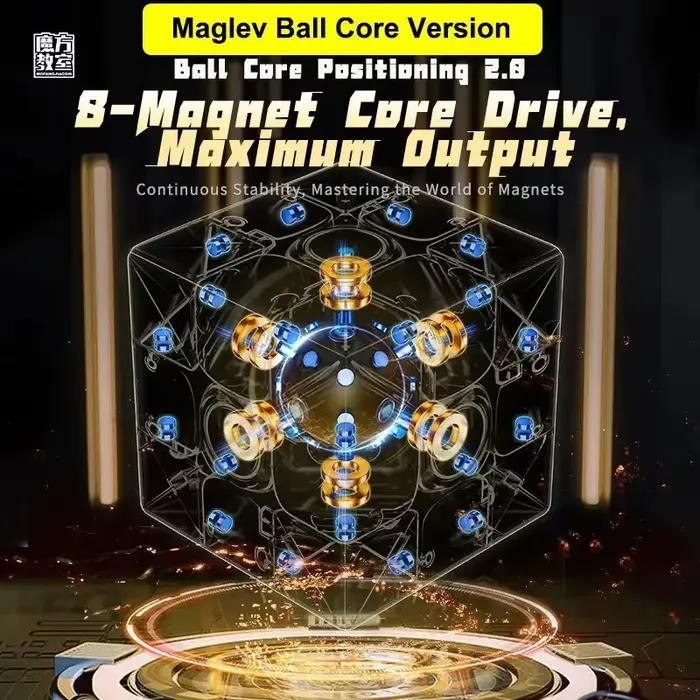 RS3M V5 3X3 Magnétique Magique Vitesse Cube Professionnel Fidget Jouets RS3 M 2023 V5 Cubo Magico Puzzle