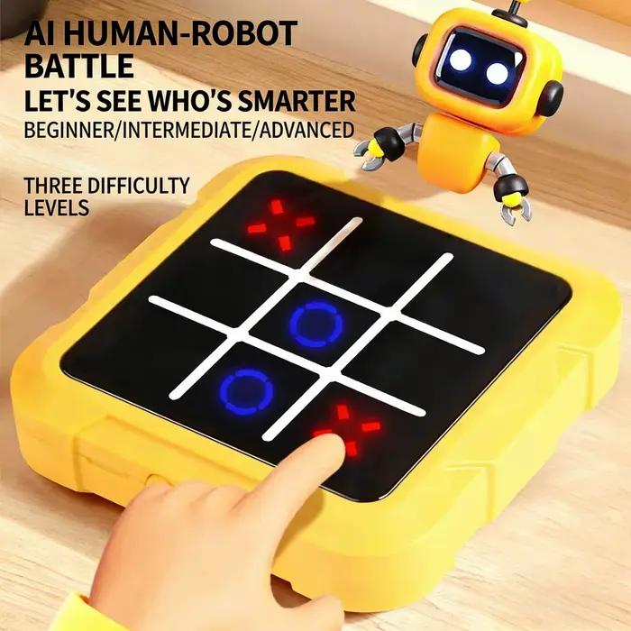 Jeu de société électronique multifonctionnel portable Tic-Tac-Toe