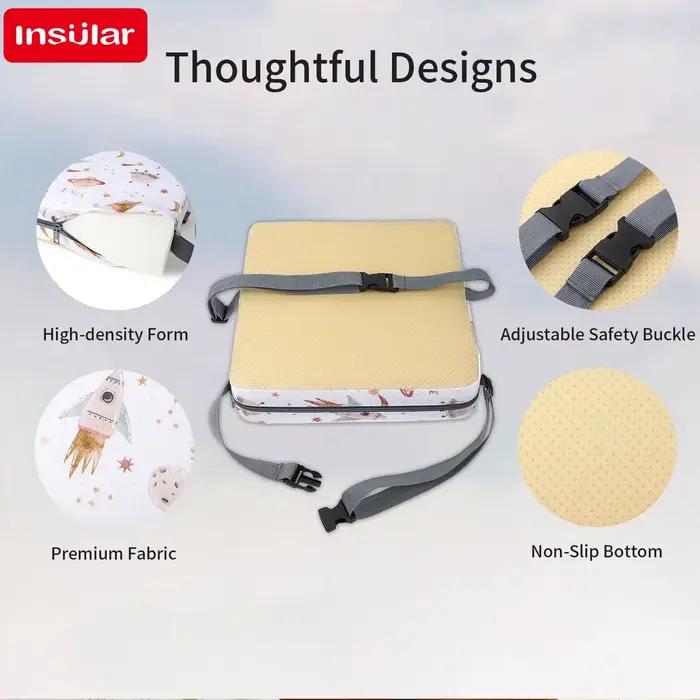 Coussin rehausseur de chaise de salle à manger pour bébé