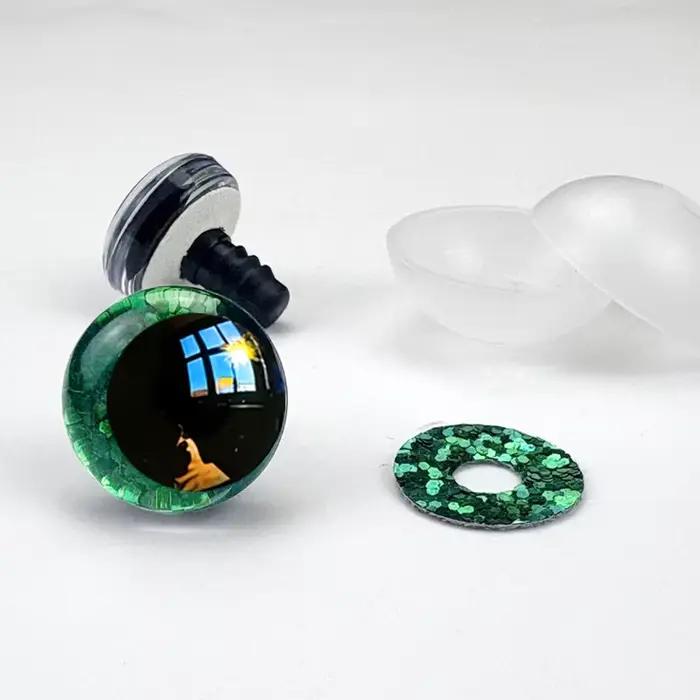 Jouets uniques yeux clignotants 3D pour poupées et animaux en peluche projets DIY occasions spéciales