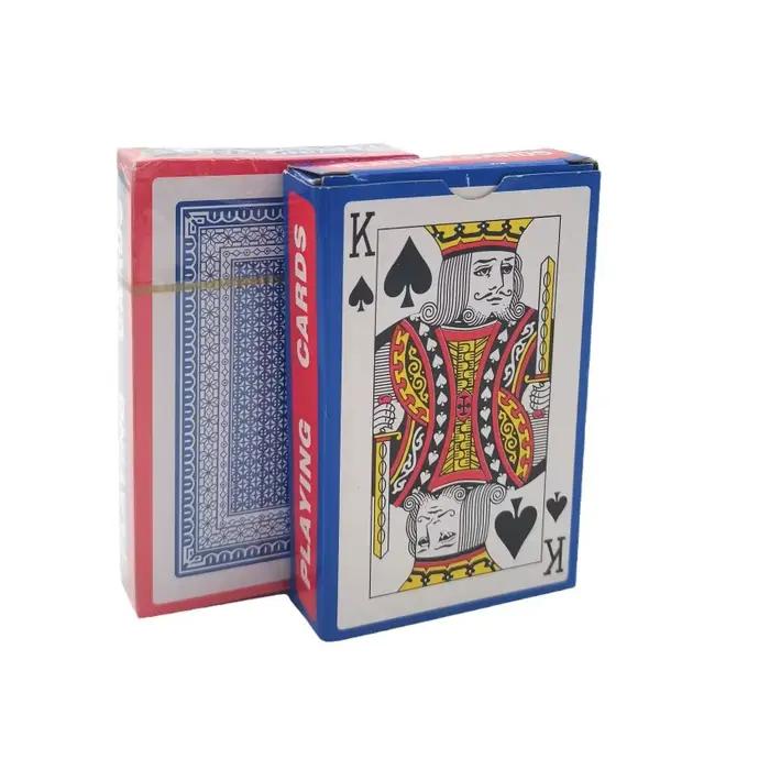 Cartes à jouer, format poker, index standard, cartes pour le Blackjack, l'Euchre, le Canasta