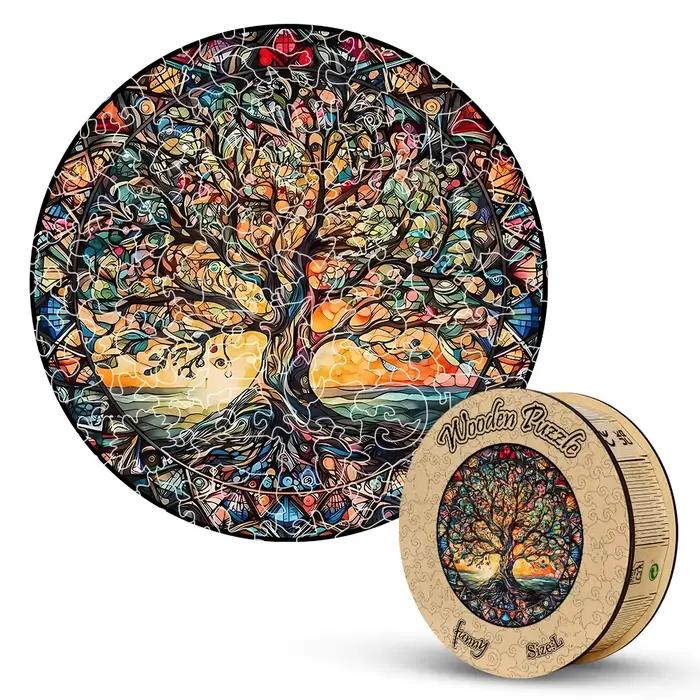 Puzzle en bois arbre de vie pour adultes et adolescents