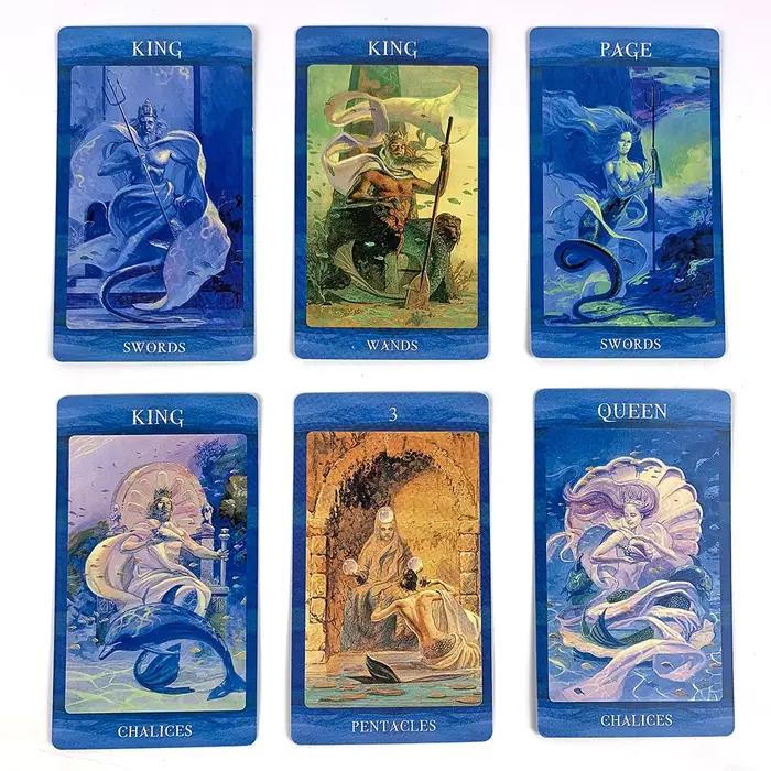 Tarot des sirènes, jeu de cartes de fête en famille, Design classique pour débutants et professionnels, idéal pour la méditation de Divination