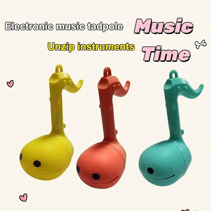 Otamatone Mini Instrument de musique électronique, jouet musical créatif produisant des sons, notes musicales mignonnes, relaxant et apaisant