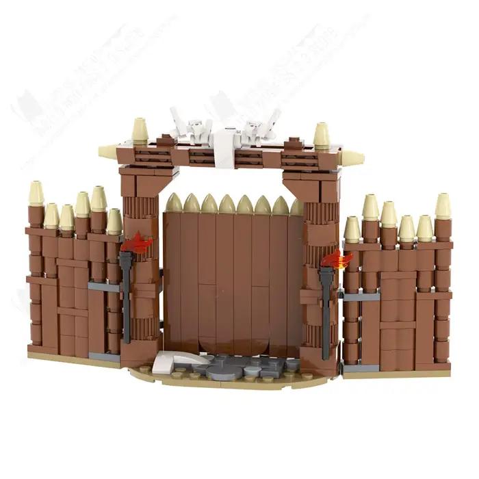 MOOXI Military Series Medieval Architecture House Battle Model MOC Bricks DIY Assembled Building Blocks Toys For Boy Adults Gift