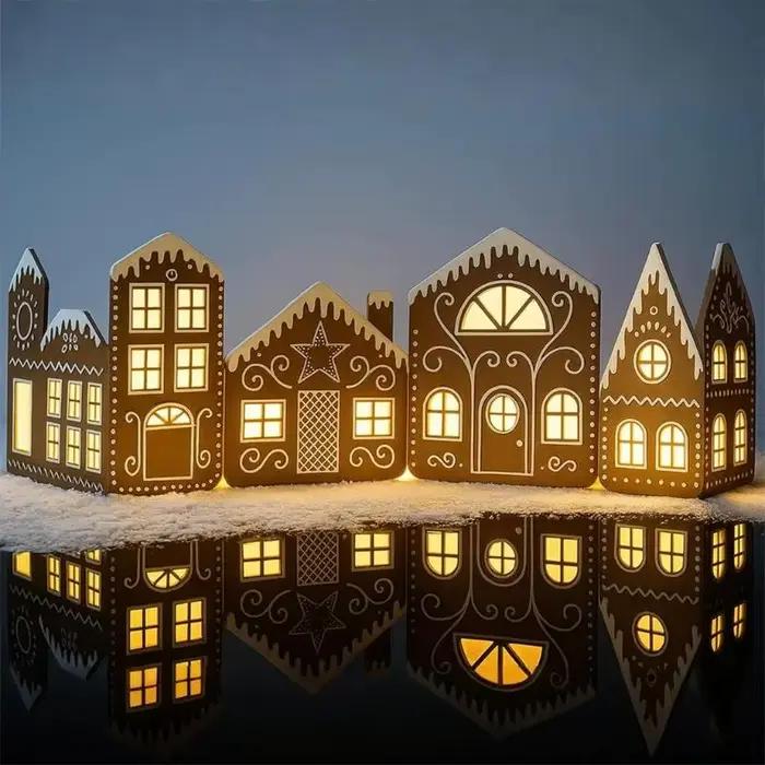 G6KF – maison gâteau noël construite à main