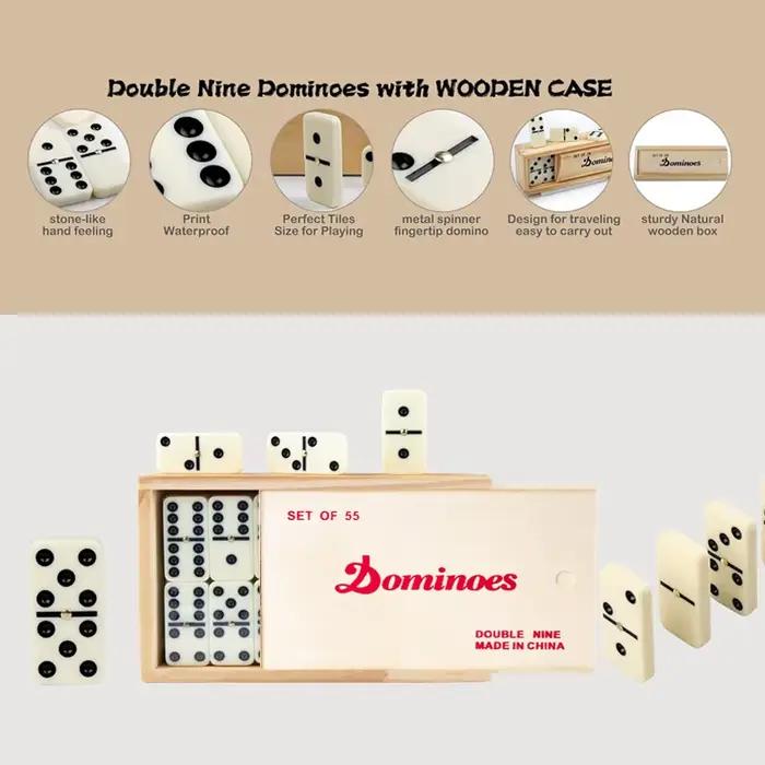 Jeu de dominos 55 pièces pour adultes