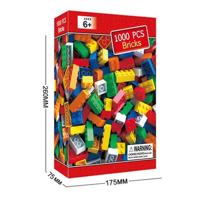 Blocs de construction blocs pour enfants en vrac, ensembles de bricolage créatifs, blocs classiques urbains, jouets éducatifs pour enfants, 1000