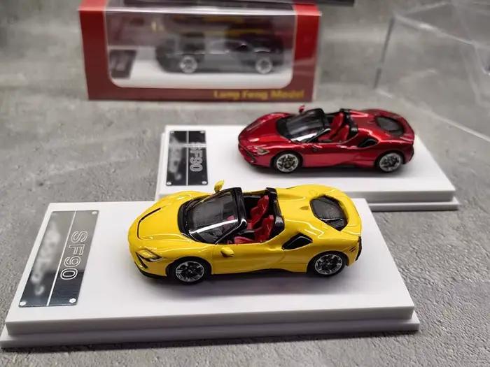 Modèle de voiture de sport en alliage de simulation SF90