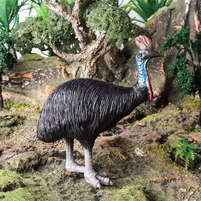 Six Pièces Modèles Animaux Sauvages Australiens - Kangourous, Koalas, Cassowaries Jouet Educatif Cadeau Enfant Occasions Spéciales