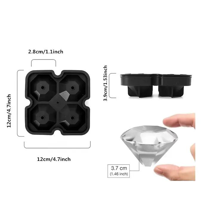 Créez des glaçons uniques en forme de diamant à la maison avec ce moule de plateau à glaçons DIY!
