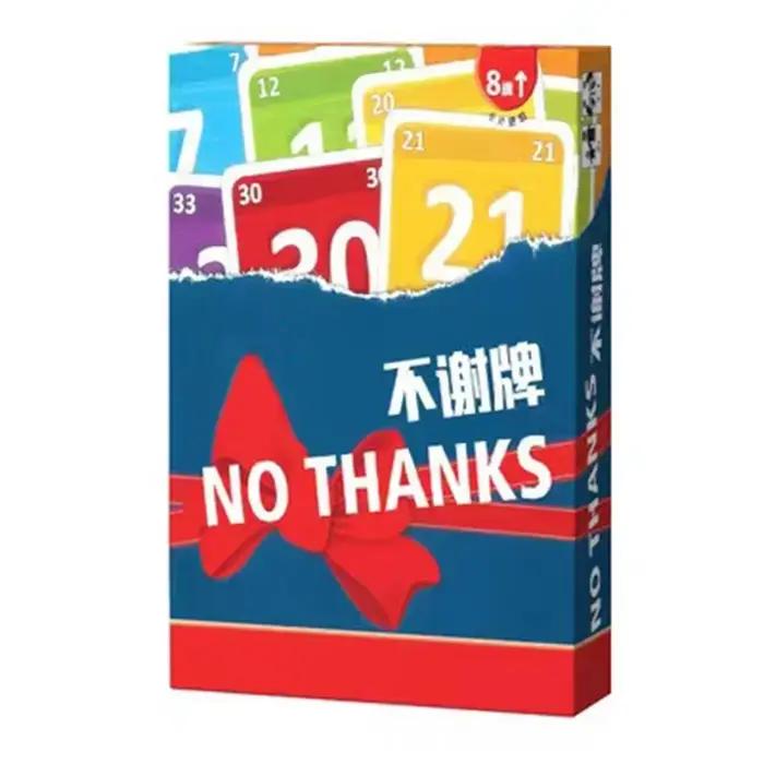 Non, merci : Jeu de société amusant pour tous les âges
