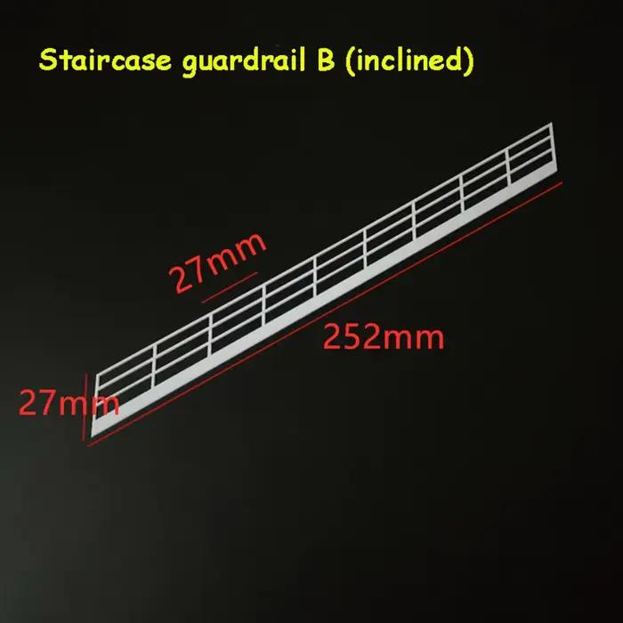 Simulation d'escalier Oblique/droit