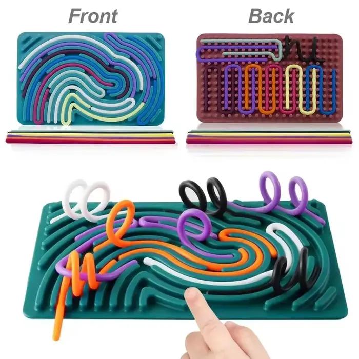Planche d'activités sensorielles pour enfants