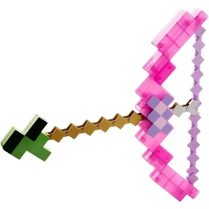 Arc flèche jouet jeu pompier enfants Cosplay fête Pixel tir à l'arc drôle arme en plastique