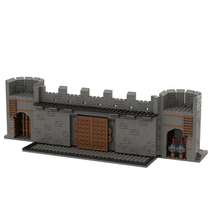 Château médiéval MOC : Forteresse constructible avec des chevaliers