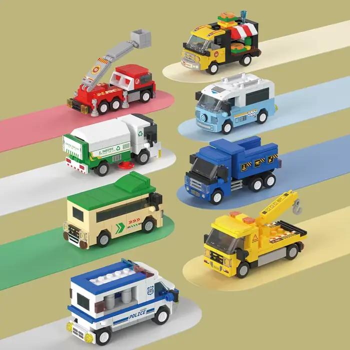 8 jouets puzzle, blocs de construction