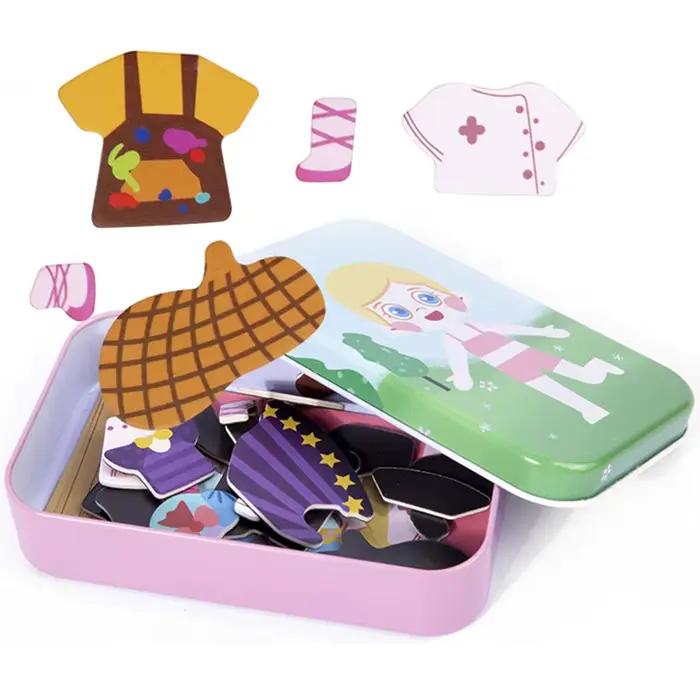 Puzzle magnétique 3D pour enfants